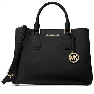 Michael kors black satchel